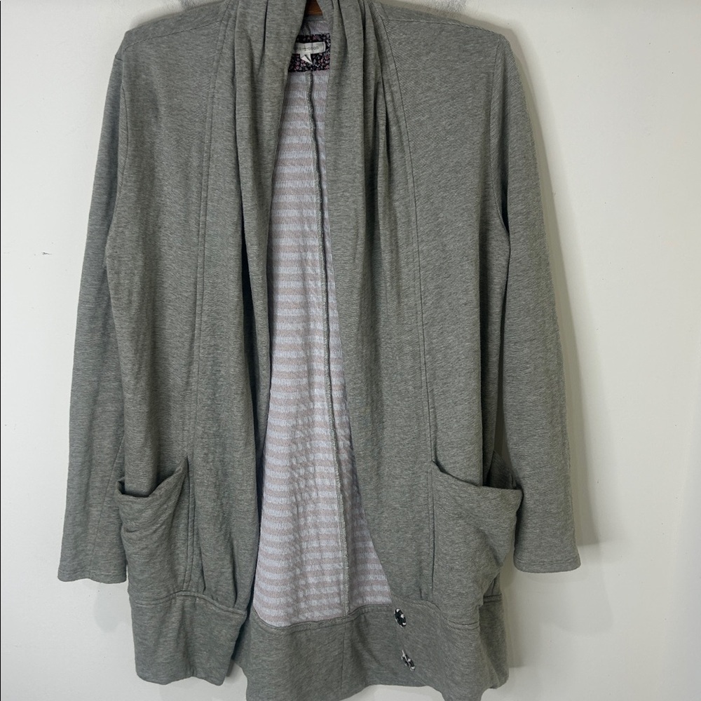 ANTHROPOLOGIE PURE + GOOD Cardigan Size Medium - Picture 3 of 15